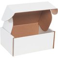 Box Packaging Corrugated Tab Lock Literature Mailers, 9"L x 6"W x 4"H, White MFL964R
